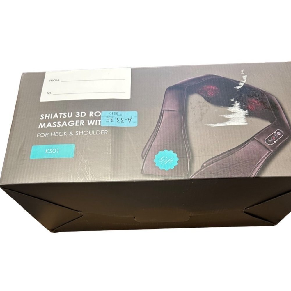 Shiatsu 3D Rotation Massager For Neck and Shoulder / Car / Office / Chair